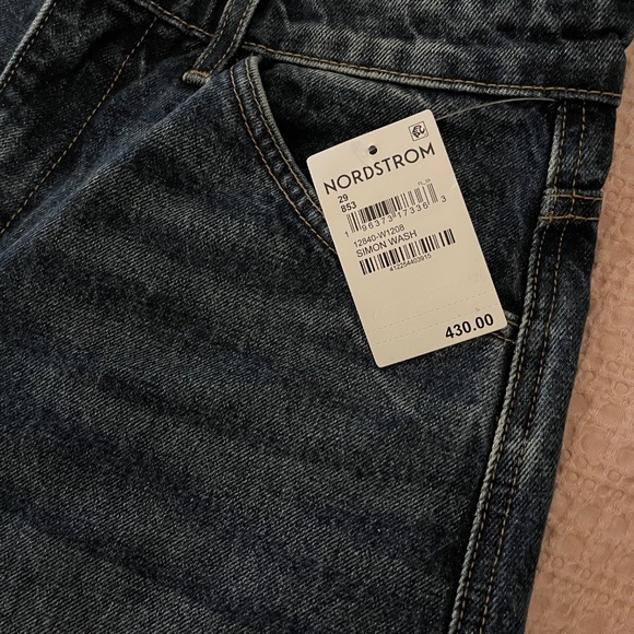 NILI LOTAN barrel jeans NWT - Picture 7 of 9